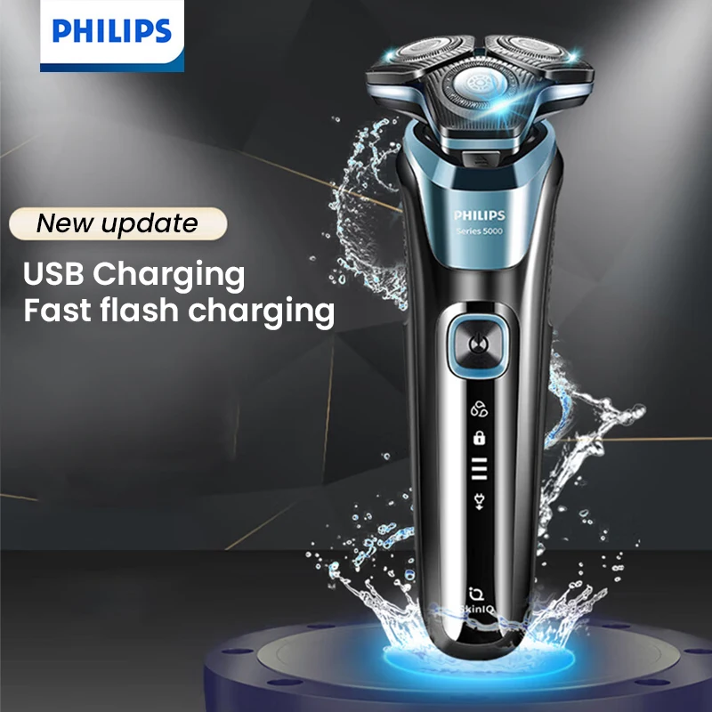 脱毛・除毛 Philips Shaver S5823/60 5000 Series Philips S5832 electric shaver Power adaptive USB charging full