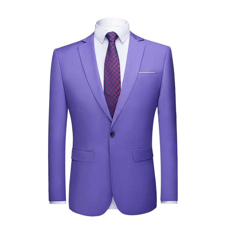 Veste de costume cintrée décontractée pour homme, tenue de soirée, grande taille, 5XL-S