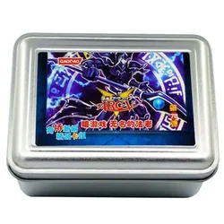 Tarjeta de YU-GI-OH de Anime Yugi Muto para niños, juguetes de regalo con caja de hierro, para la vigorización del mago, bestias sacadas, reunión de Faraón