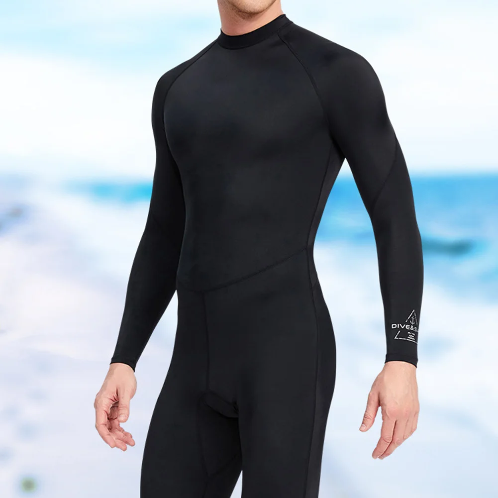 Long Sleeve Swimsuit Neoprene Material Lightwight Comfortable for Swimming Protects Your Skin for Men Men's Swimsuit B2Cshop