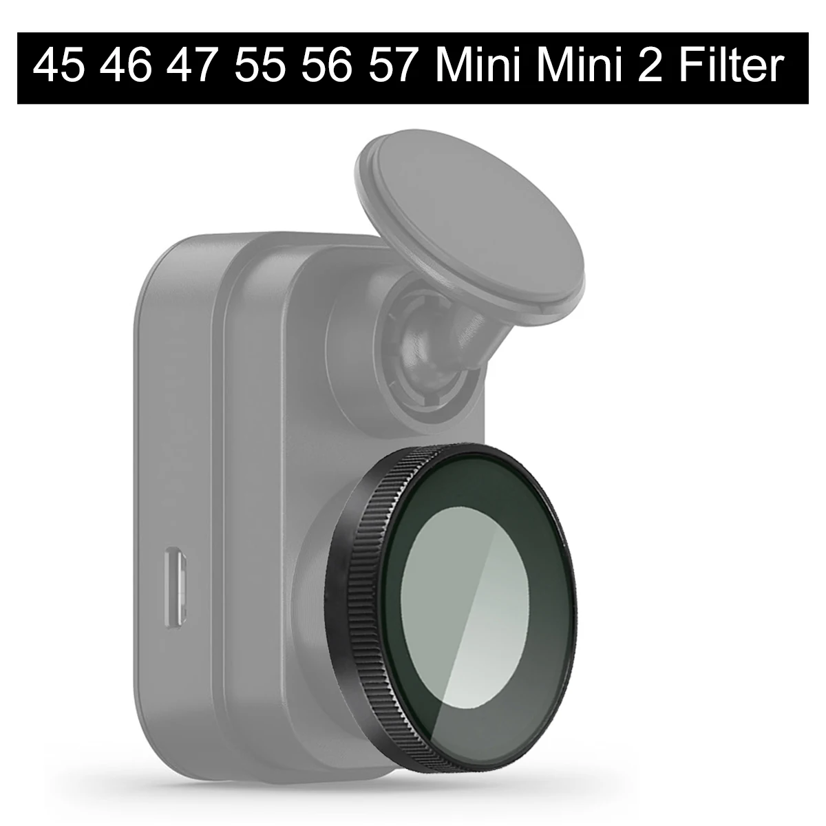 لـ Garmin Dash Cam 45 46 47 55 56 57 Mini Mini 2 يقلل من الوهج والانعكاس وتعزيز مرشح cpl المتباين