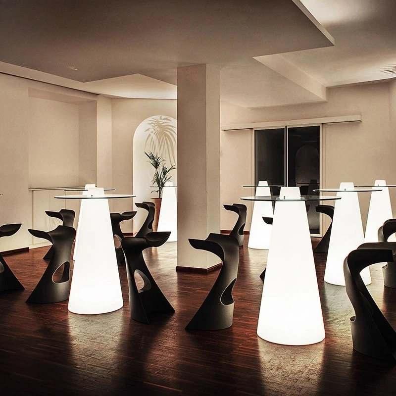 Luminous Tall Bar Table Bar Scattered Terrace Creative Cocktail Table