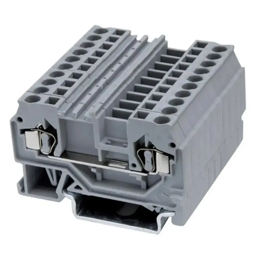 20pcs ST16 Spring cage type Connection Terminal Feed-through Spring RST16 Din Rail Terminal Block Approved by U/L CE RoHS