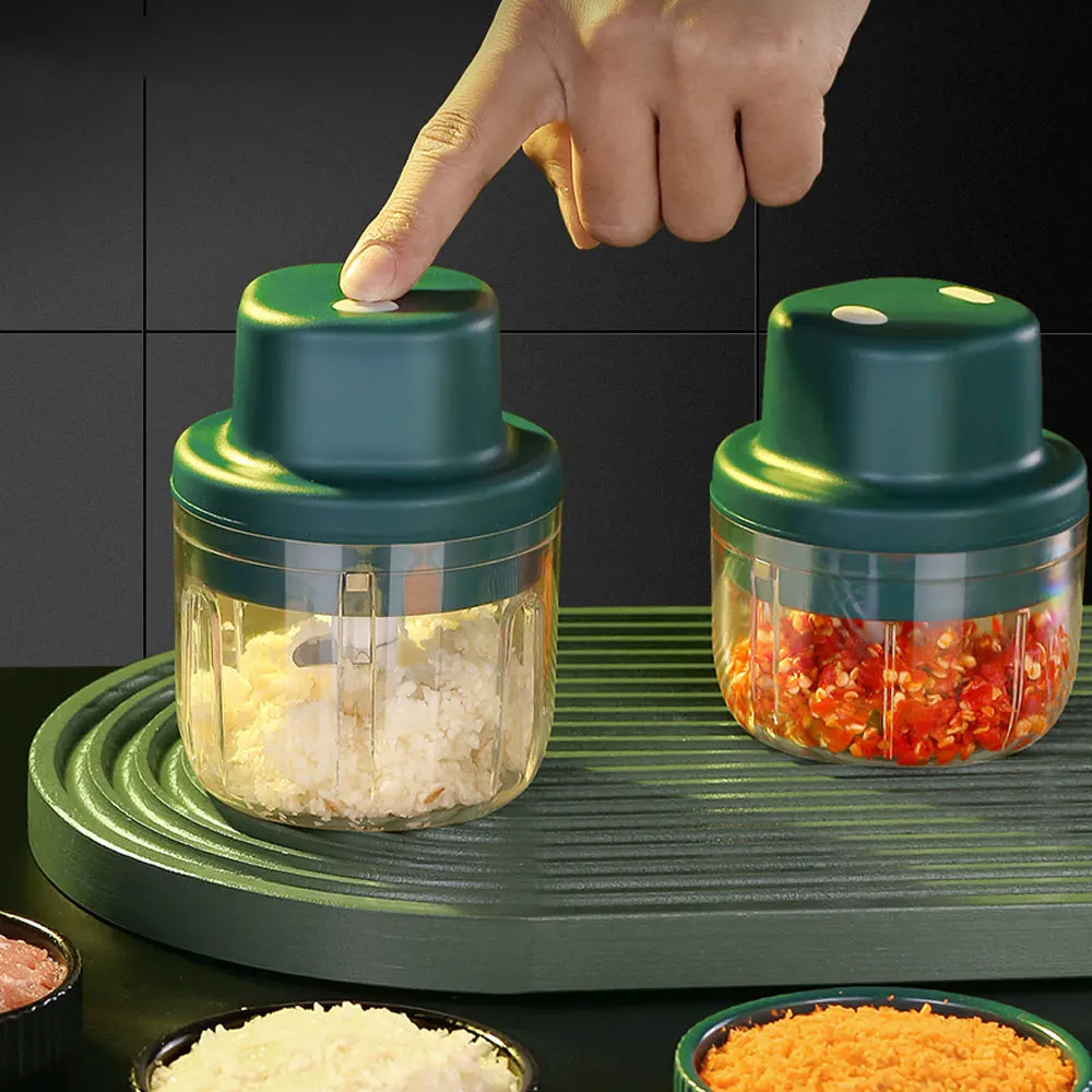 300ml household small electric garlic masher large capacity multifunctional garlic masher Meat Grinder