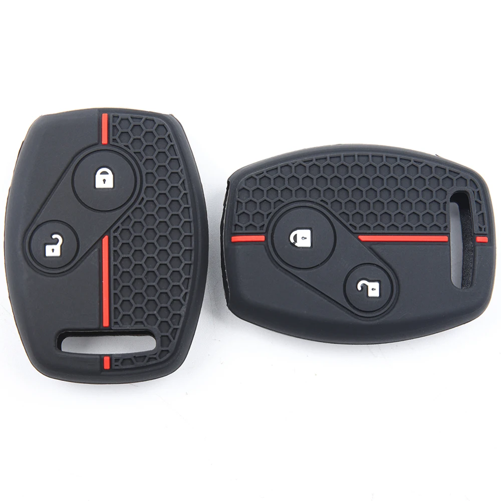 For Honda Jazz FRV Accord Civic CR V 2008 Crz Insight Fit SRV Chord 7 Gr8 150 R Full Coverage Silicone Key Shell Button Access