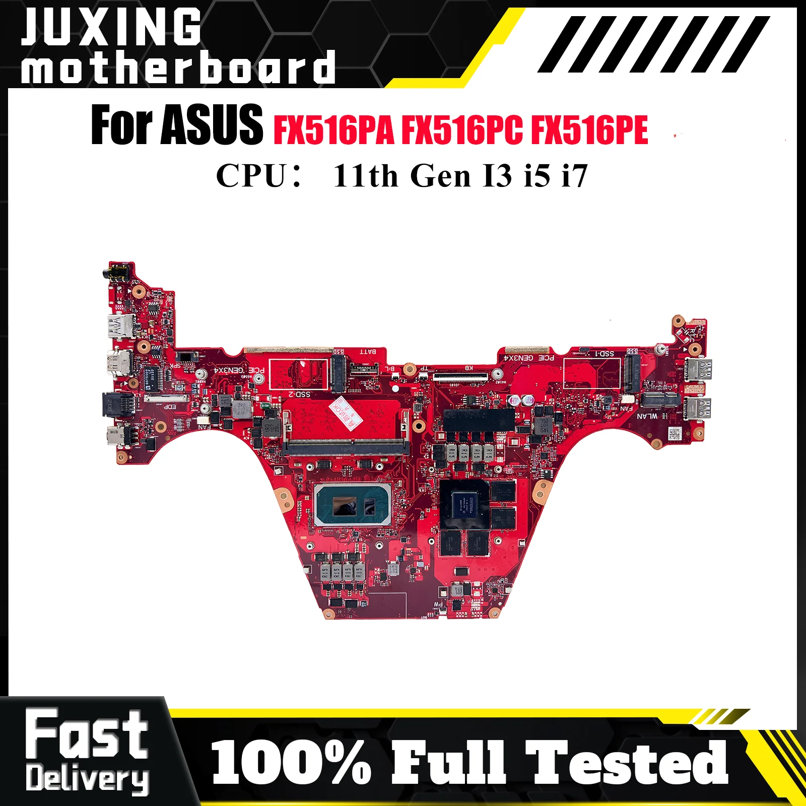 

FX516PC Материнская плата для ноутбука ASUS TUF Gaming FX516PC FX516P FX516PA FX516PE Материнская плата с 11-го поколения I3 i5 i7 100% tests OK stk
