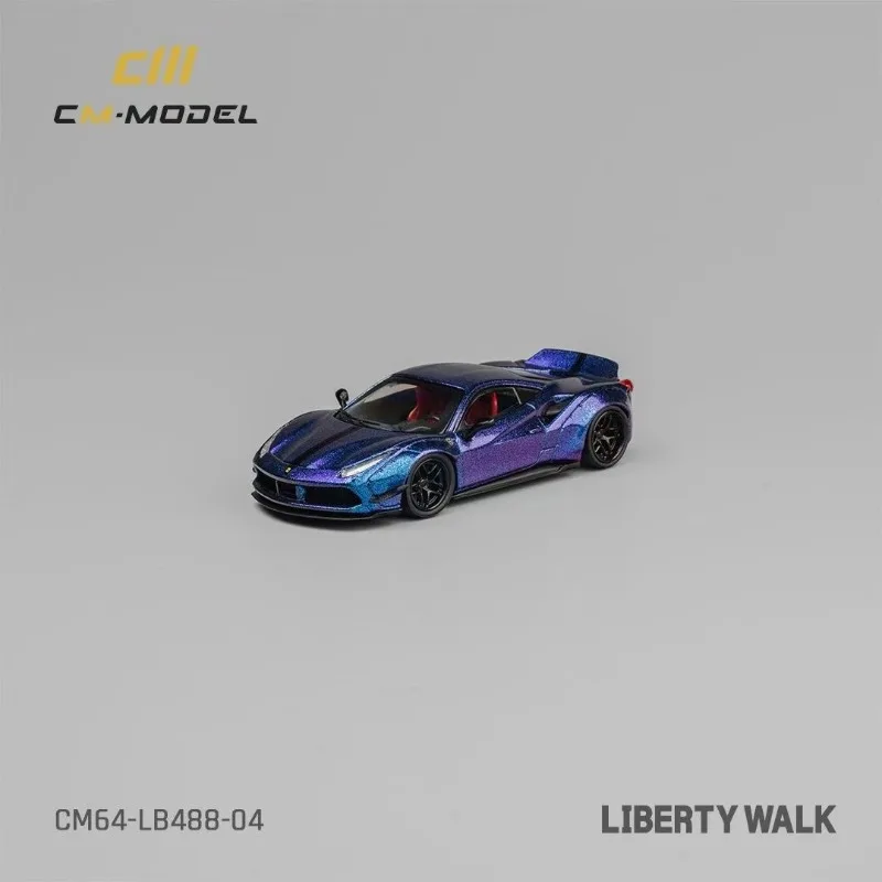 

Модель CM 1:64 Ferrari LB488 LBWK, градиентная имитация спортивного автомобиля, модель автомобиля из сплава, коллекция орнаментов
