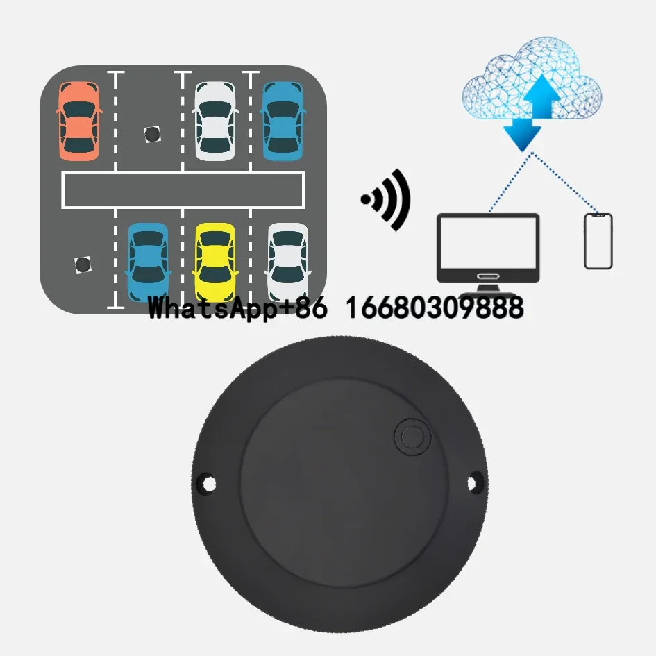 

Wireless Car Parking Magnetometer Spot Geomagnetic Sensor Wireless System Parking Lot Sensor