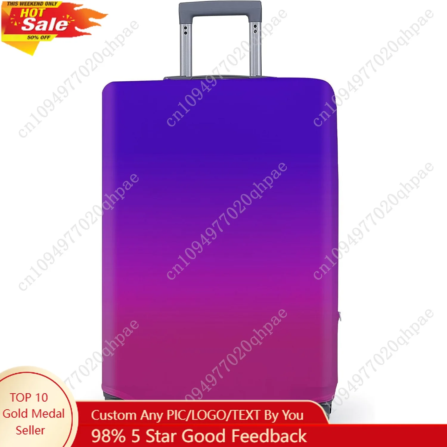 

ICOSY Luggage Suitcase Covers - Elastic Cover Protectors, Scratch Resistant, Fits 18-32 Inch Luggage