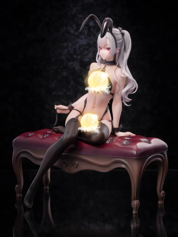 Genuine Stock Reverse Studio AIKOlik Original Artwork Tana Black Rabbit Girl Scenery Item Movable Figurine Model Toy Movie Anime