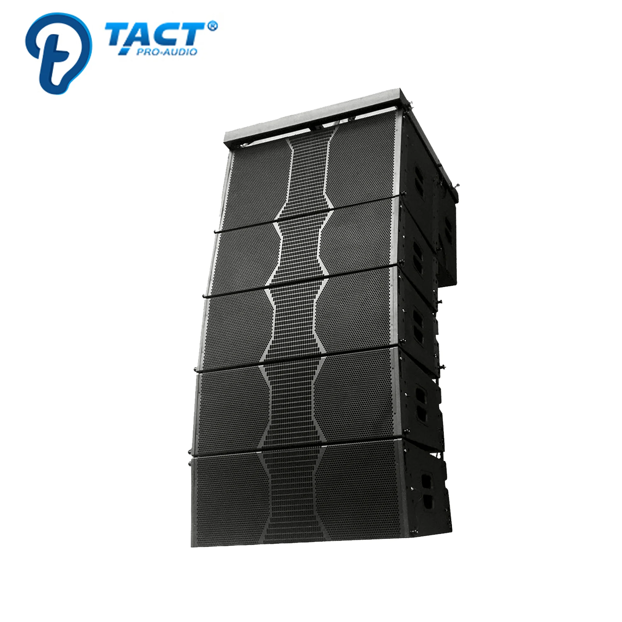 Активная линейная акустическая система TACT L212-P с двумя 12-дюймовыми динамиками, 1400 Вт, 50 Гц-20 кГц, профессиональная сценическая звуковая система