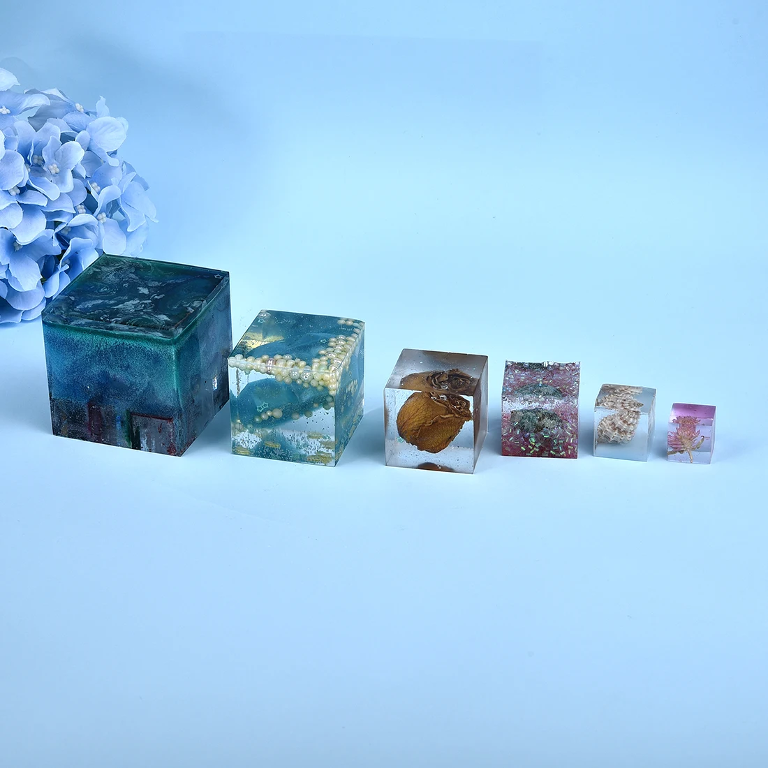 樹脂シリコンモールド 3D キューブ鋳造金型 DIY クリス - Resin Art Stone のレビューと価格