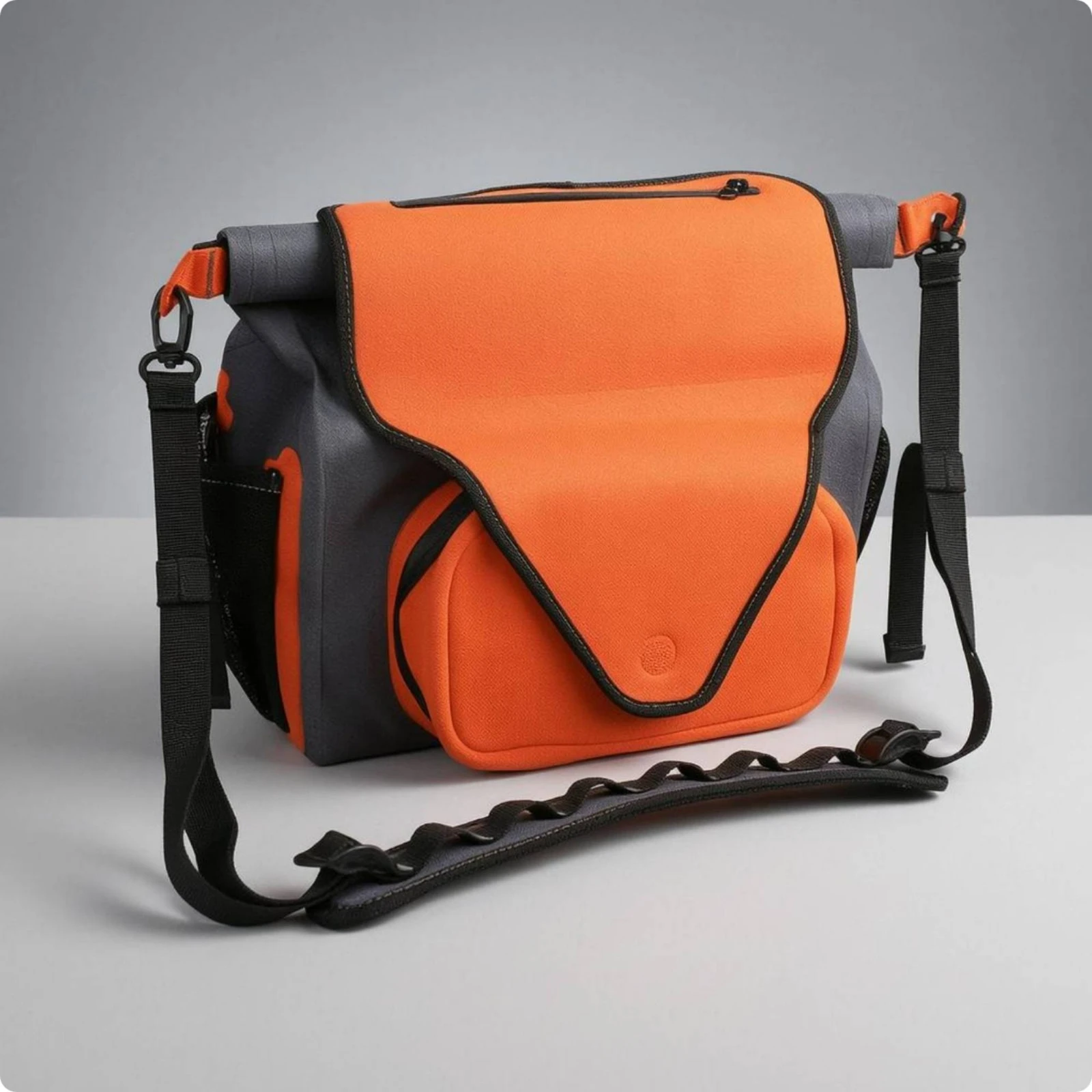 

Fishing Tool Bag Waterproof Fishing Tackle Bag Fanny Pack Zippered Outdoor Carry Side Pockets