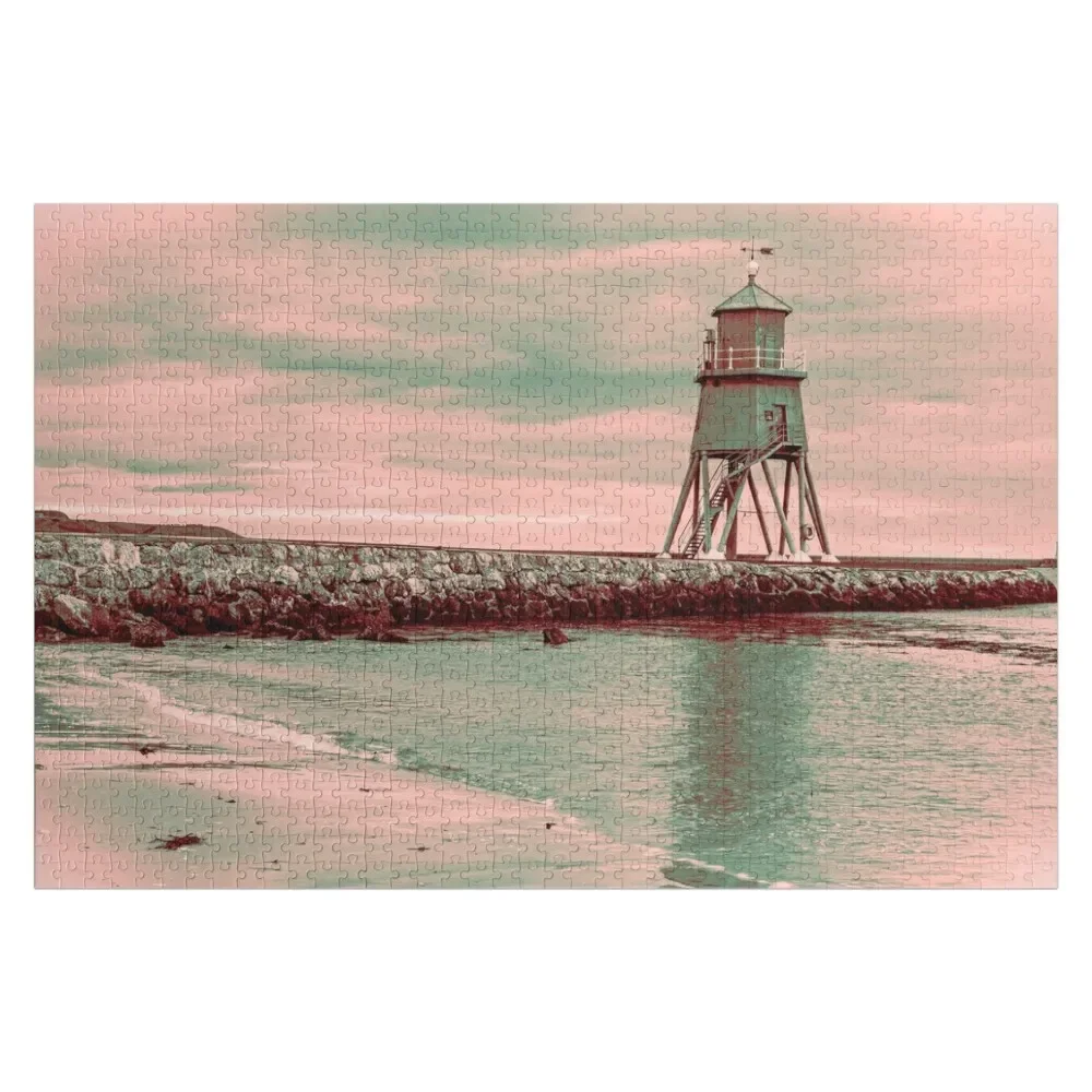 

Herd Groyne Lighthouse, South Shields Jigsaw Puzzle Custom Kids Toy Wooden Compositions For Children Christmas Gifts Puzzle