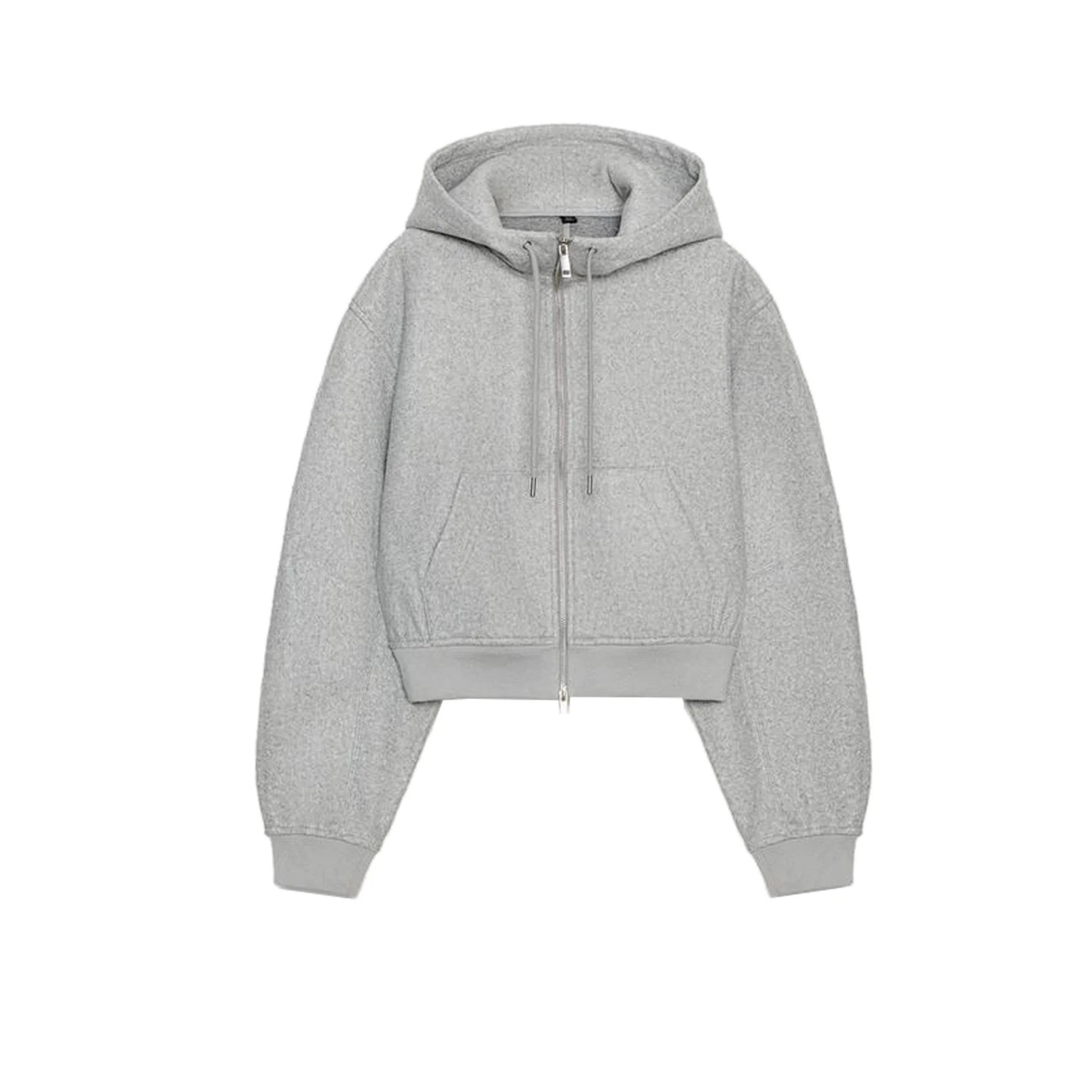 Winter Nieuwe Dames Opstaande Kraag Lange Sve Dubbele Rits Puffy Sve ed Jaet Bovenkleding Polyestervezel ort Sle