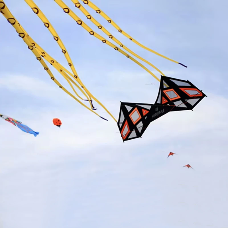 9KM Freilein 4 Line Stunt Kite 2.4Mเริ่มต้นกายกรรมชายหาดกีฬาKiteสําหรับผู้ใหญ่ขนาดใหญ่Professional Kite (ยอมรับขายส่ง)