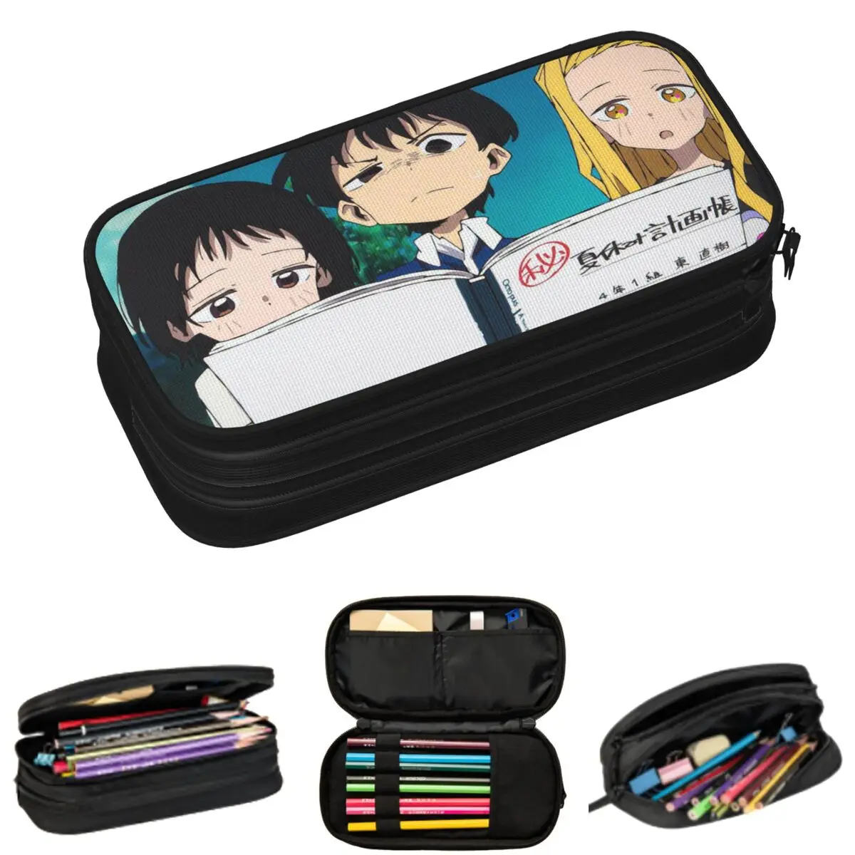

Takopi's Original Sin Anime Pencil Cases for Student School Pen Box Pencil Bag Large Storage Pencil Pouch