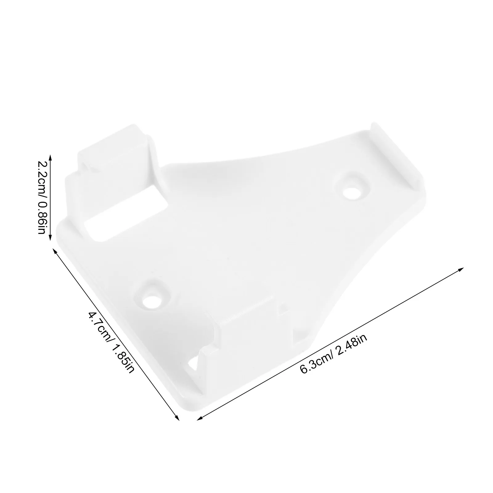 4Pcs Fan Remote Holder Wall Mount Ceiling Fan Remote Control Holder Wall Mounted Organizer Double Lock Clips with Screws for Ac