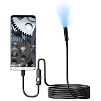 Caméra Endoscope TYPE-C IP67 Étanche 6 gible Réglable USB Android Flexible Inspection Borescope Caméras pour Téléphone PC 7.0MM 1