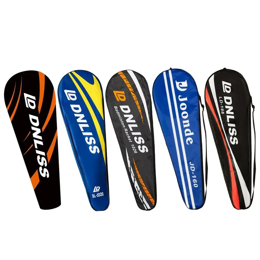 Oxford Badminton Racket Bag Protective Pouch Portable Thick Racket Bags Tennis Storage Badminton Racket