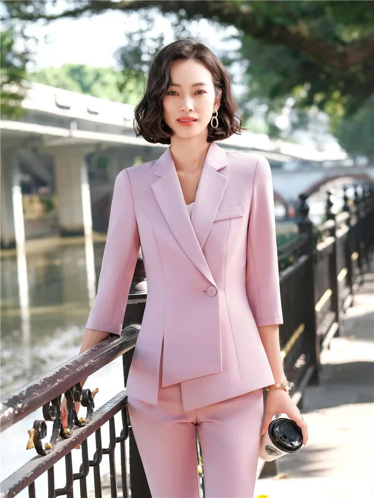 Butterfly Half Sleeve Blazer for Women Thin Office Suit Irregular Coat Fromal Solid Outerwear Chic Tops Green Spring New 2024