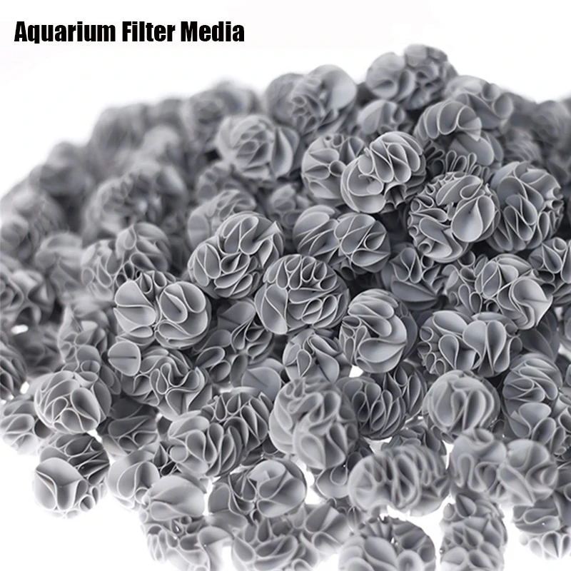 1L Aquarium Filter Media Fish Tank Filter Material Vast Surface Area Fish Tank Filtration Sump Tank Pond Filter Canister Media