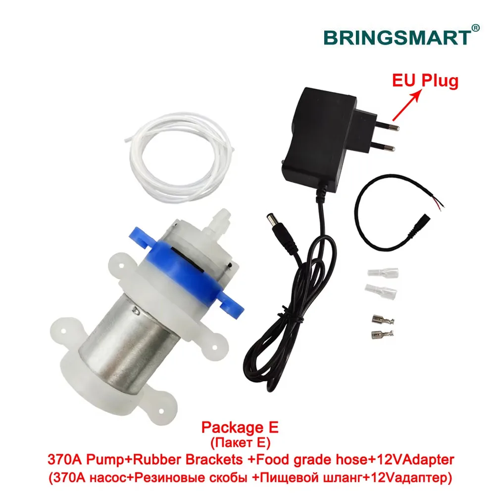 370 Pump Electric Sprayer Food Grade Self-priming Pump 12V Long Life Miniature Silent Diaphragm Food Pump 12 Volt Wholesale