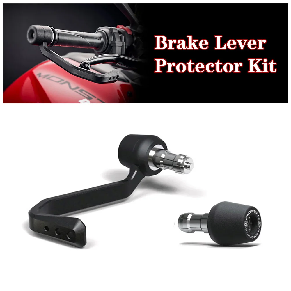 

For Ducati Monster 821 / 821 Dark / 821 Stripe 2013-2017 Motorcycle Handlebar Guard Cover Brake Clutch Lever Protection Bar Kit