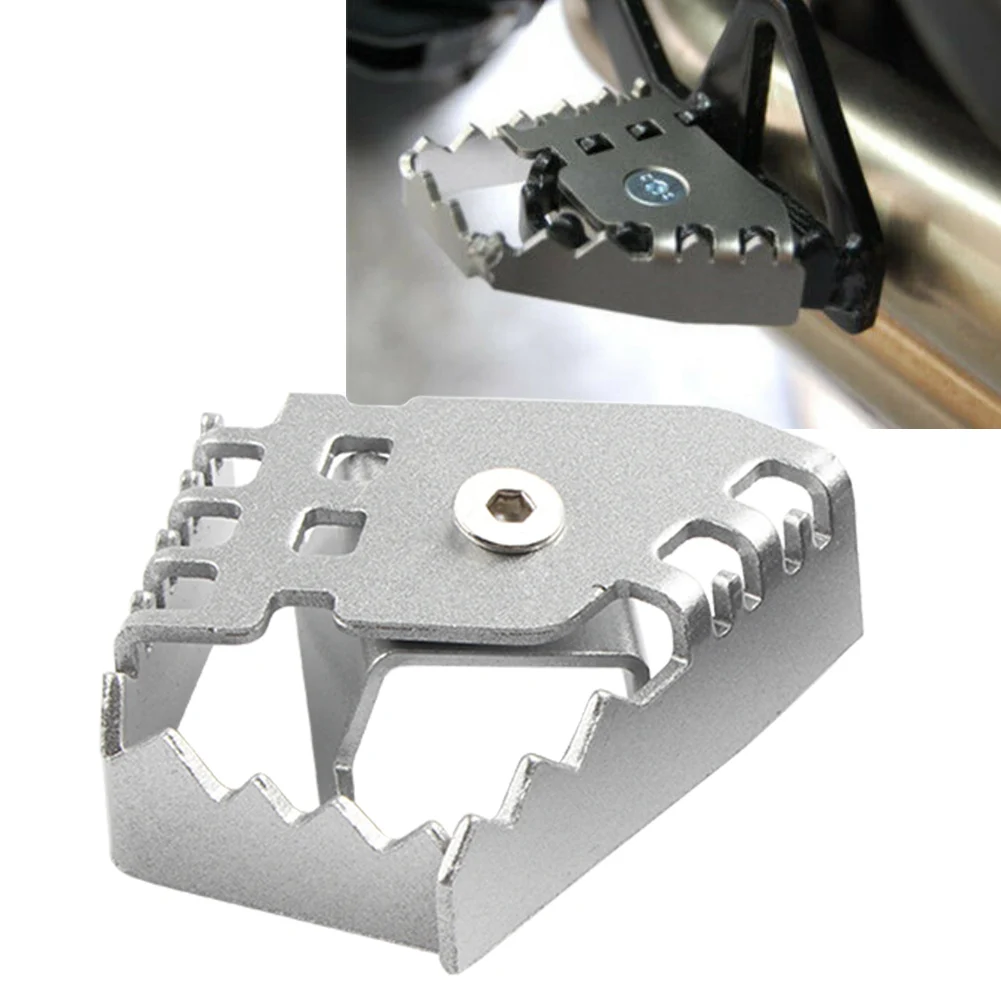 Extended Rear Foot Brake Lever Pedal Enlarge Extension Rear Peg Pad Extender For BMW  F800GS ADV F700GS F650GS R1150GS R1200GS