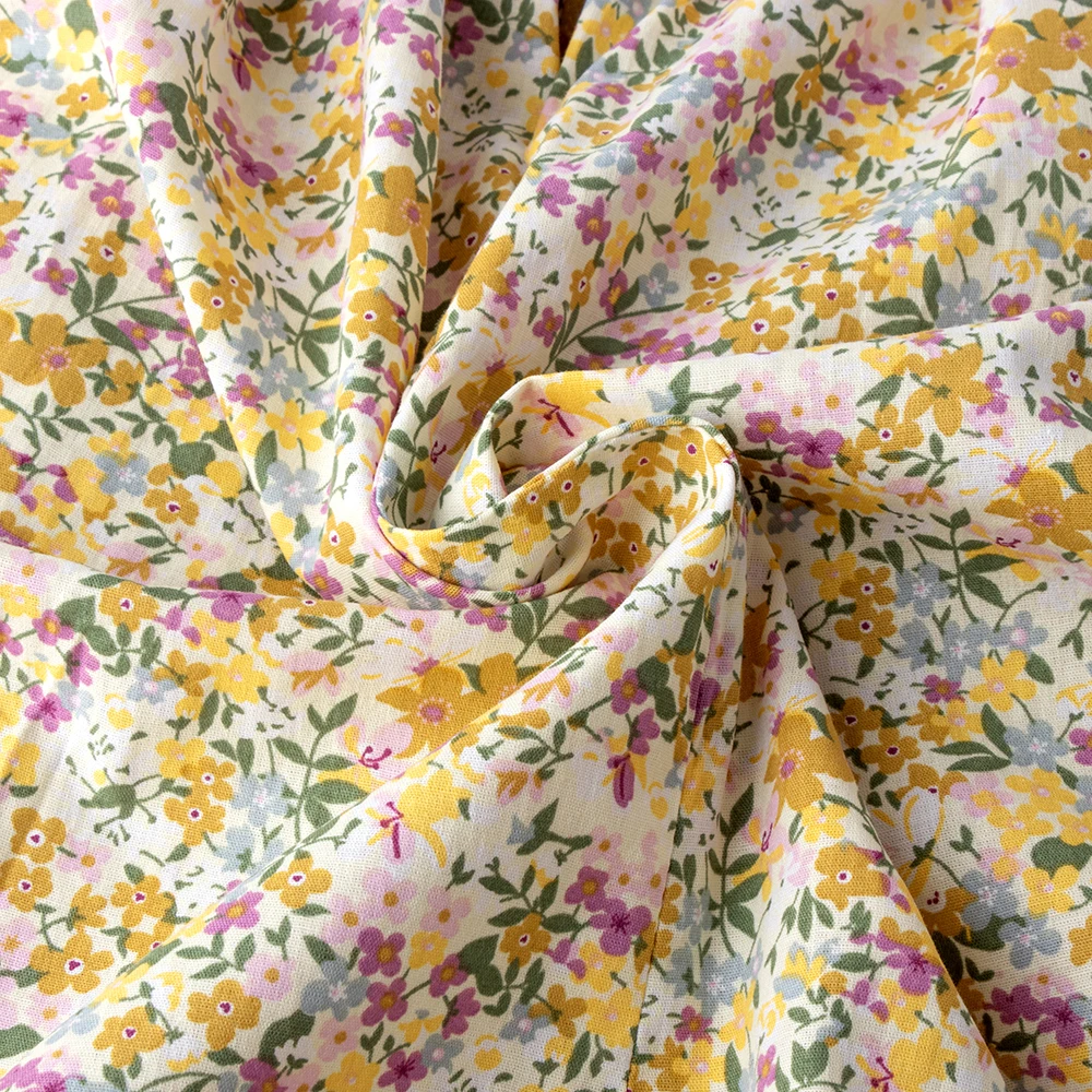 Blumen-Sommerkleid für Mädchen im Alter von 1, 2, 3, 4, 5, 6 Jahren, Smockdesign mit fliegenden Ärmeln, für Babys und Kleinkinder, tägliche süße Kleidung – Detail 33