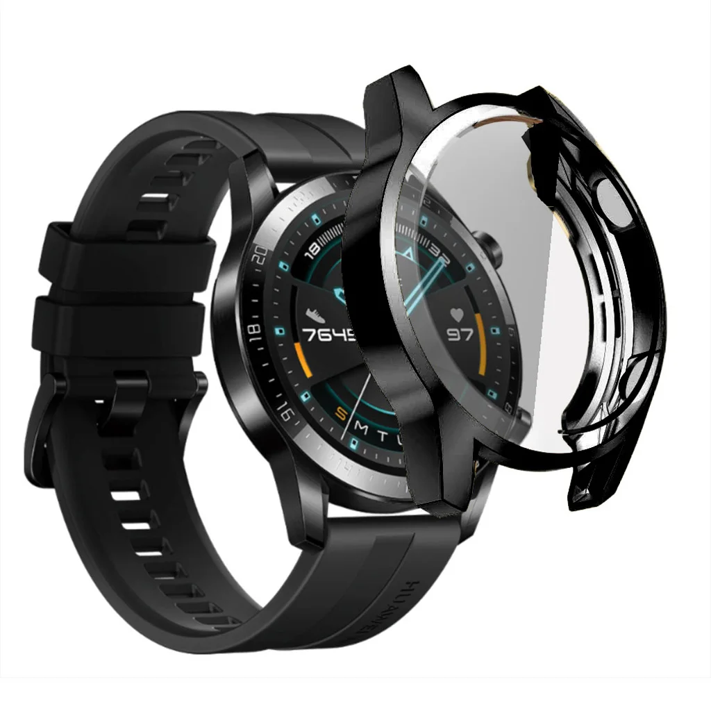 TPU Protective for Case Full Cover Frame Protector for Huawei Watch GT2 46mm Watch Accessories  Dropship