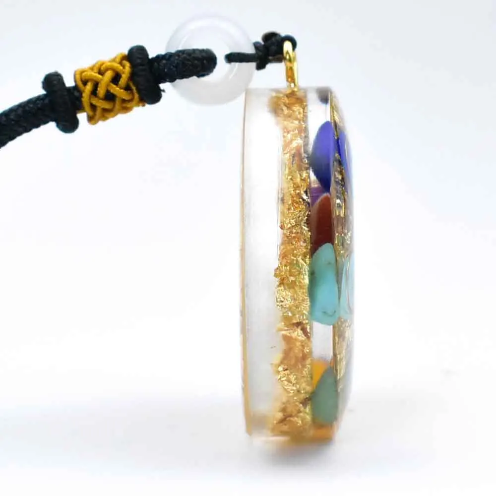 Crystals Energy Generator Orgone Pendant Necklace Healing Reiki Chakra Generato Gift