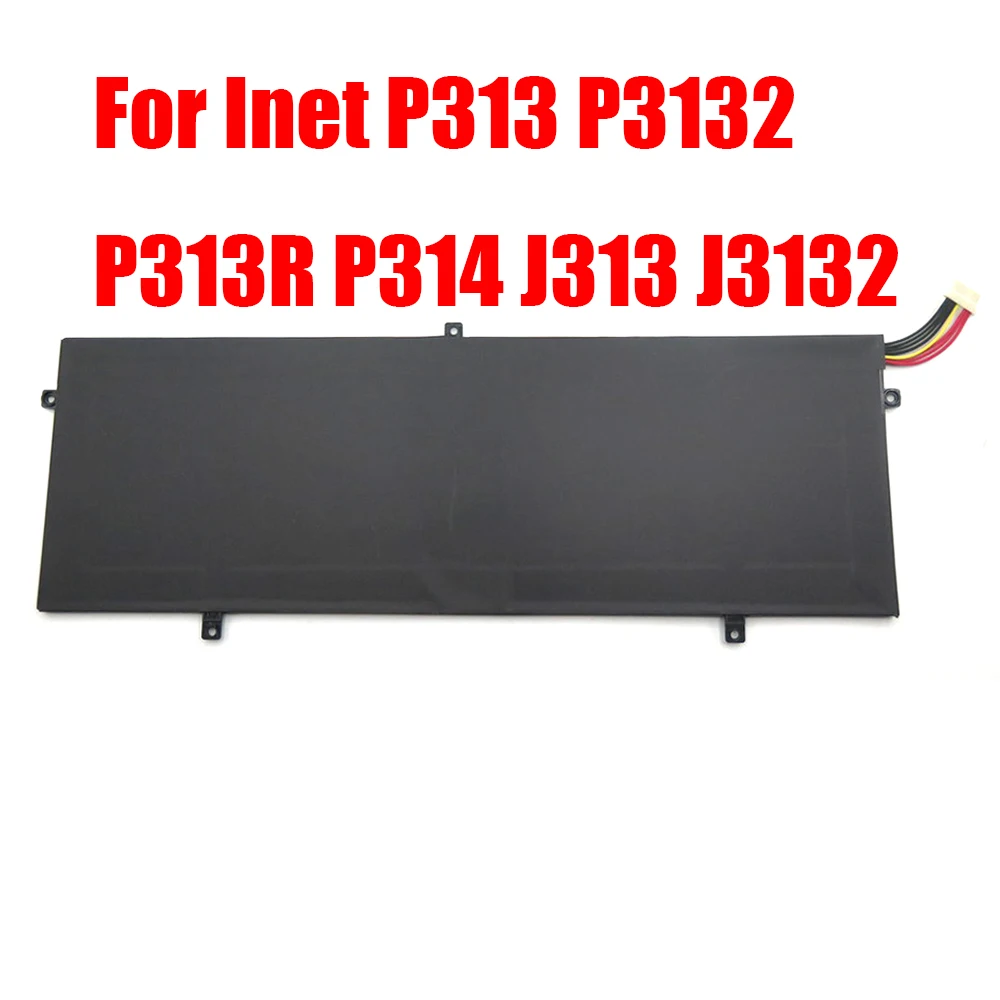 

Laptop Battery For Inet P313 P3132 P313R P314 J313 J3132 7.6V 4600MAH 34.96WH New