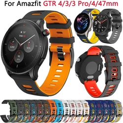 20 22mm Smart Watchband For Xiaomi Huami Amazfit GTR 47 42mm 3 GTR3 pro Wrist Strap Amazfit GTS 2mini 2 2e Bip Silicone Bracelet