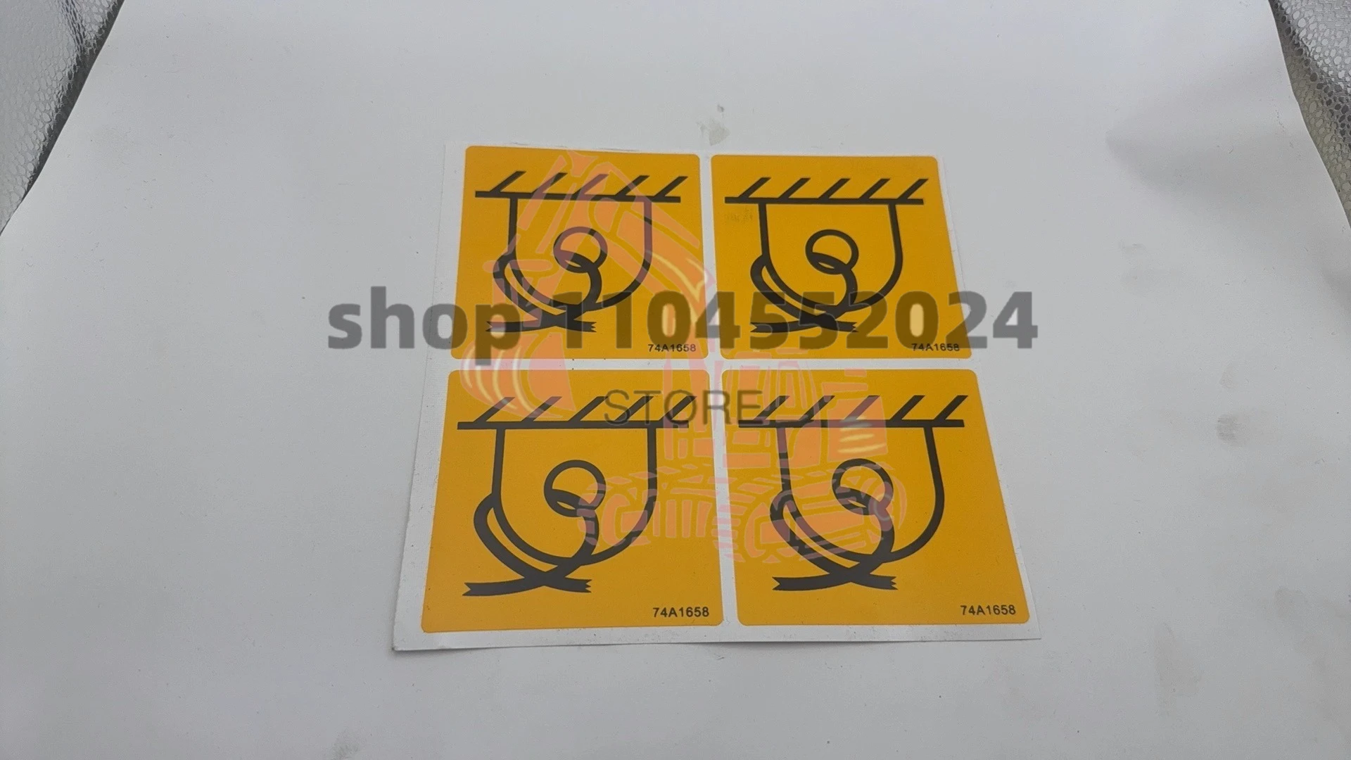 أجزاء حفارة لكوماتسو، كوبيلكو هيتاشي ساني ملصق المحرك ملصق تحذير انتبه إلى ملصق الخطر #4