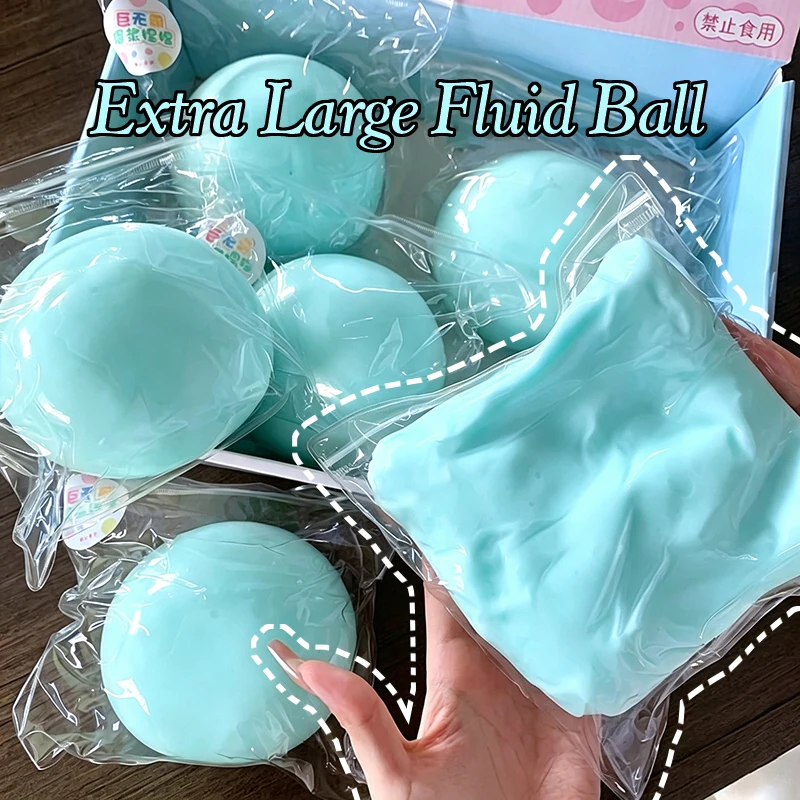 Giant Oversized Fluid Squishy TPR Squeeze Ball Slow Rising Fidget Toy Soft  Anti-Anxiety Soothing Stress Relief Adults ADHD Toy