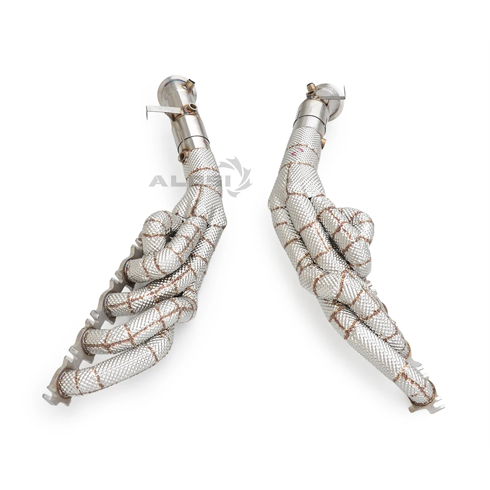 

Выпускной коллектор прямого типа для Lamborghini Huracán EVO 5.2 2019-2024 и STO 5.2 2020-2025.