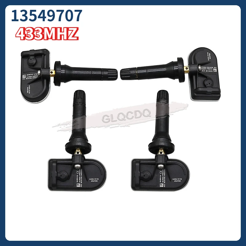 

13549707 433MHZ Tire Pressure Monitor Sensor For Cadillac CT4 CT5 CT6 GT4 Lyriq Optiq XT4 XT5 Buick Envision Regal Envista