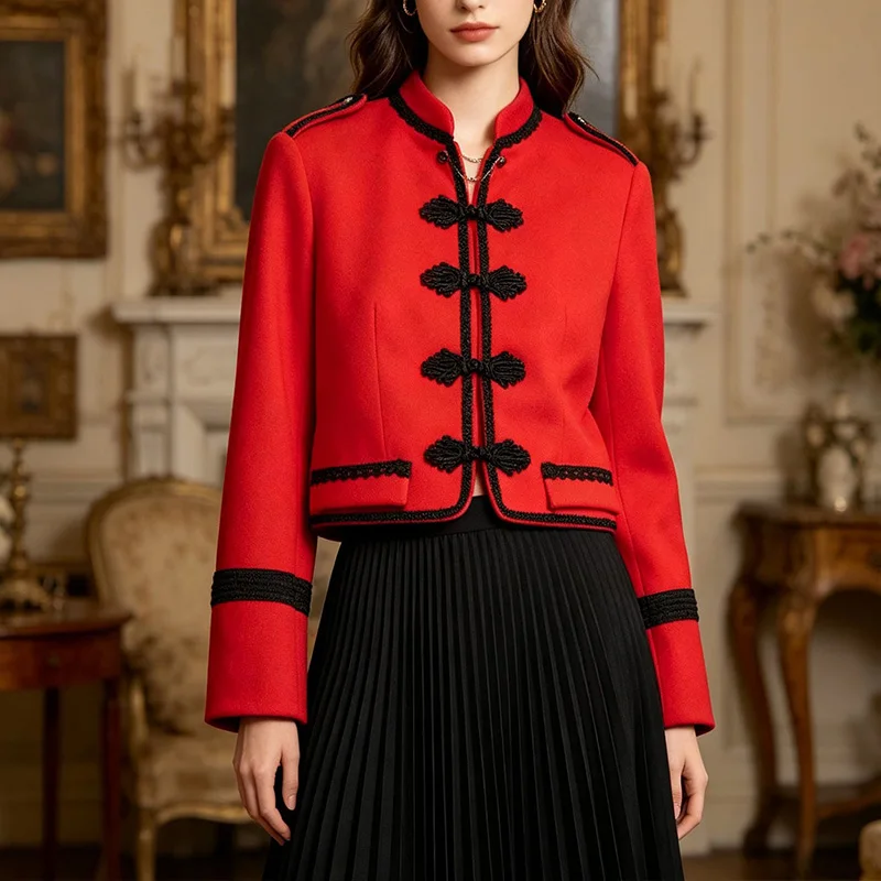 

Summer Women's Casual Blazer Trend Jacket 2026 New Fashion Long Sleeved Short Coat Elegant Women's Clothing