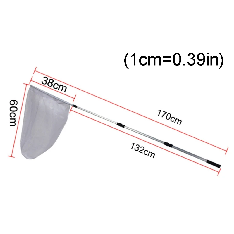 pesca criativa para captura borboleta, brinquedo científico, telescópico 23-66 polegadas para crianças, ar