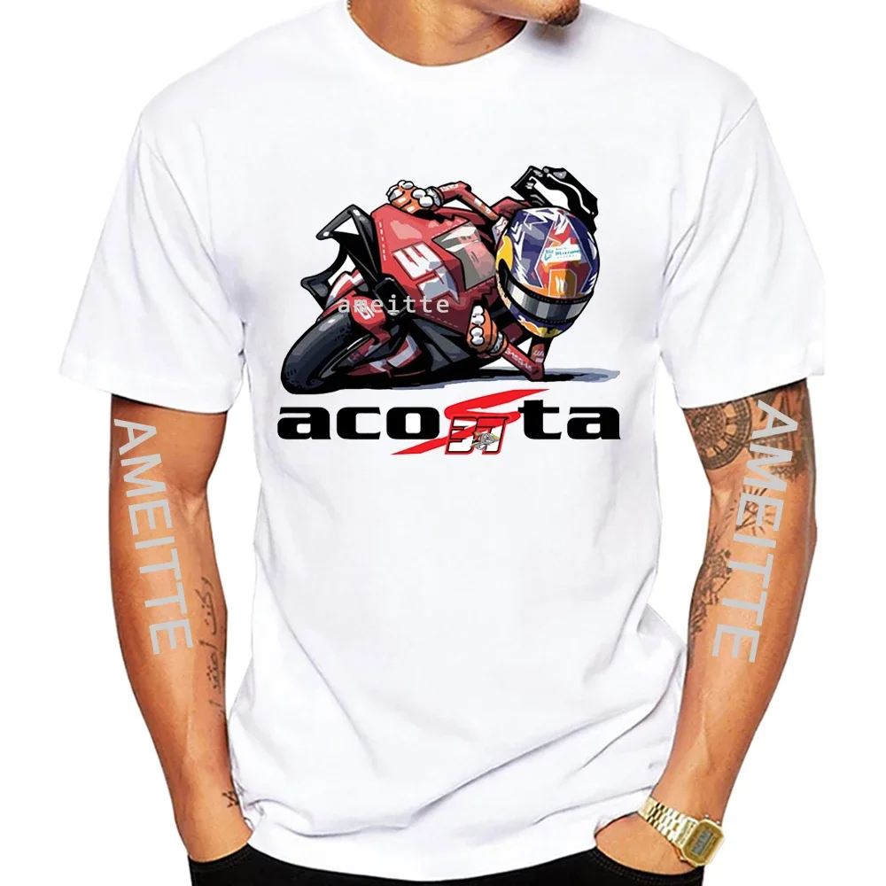 

Pedro Acosta 37 GP Riding T-Shirt New Men Short Sleeve Adventure Sport Casual Hip Hop Boy White Tees Legend Rider Tops