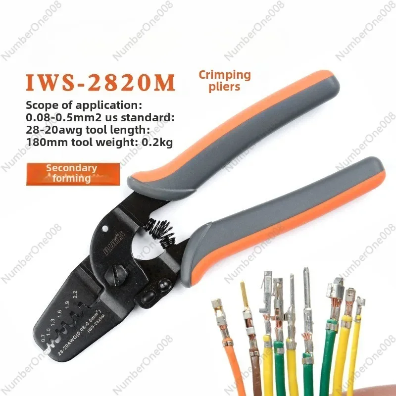 IWS2820 Crimping Pliers Cross-border JST1.0 DuPont Terminal 2.0 Terminal Pliers 1.25mm1.5 Pitch Crimping Pliers