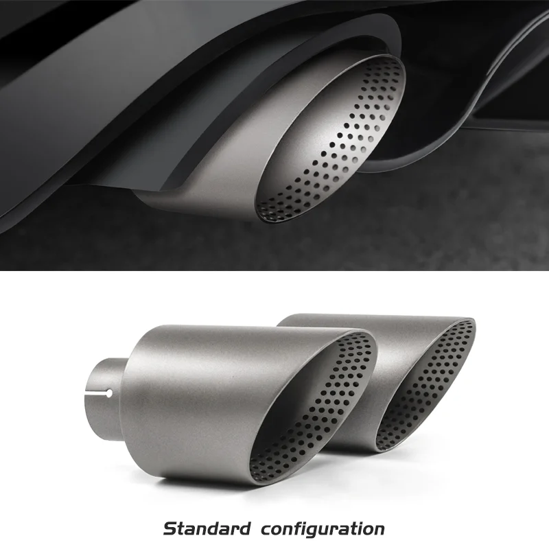 Hot-Selling Car Exhaust Muffler Pipe Car Muffler Corrosion-Resistant Single And Double Tail Throat For vw golf 8 mk8