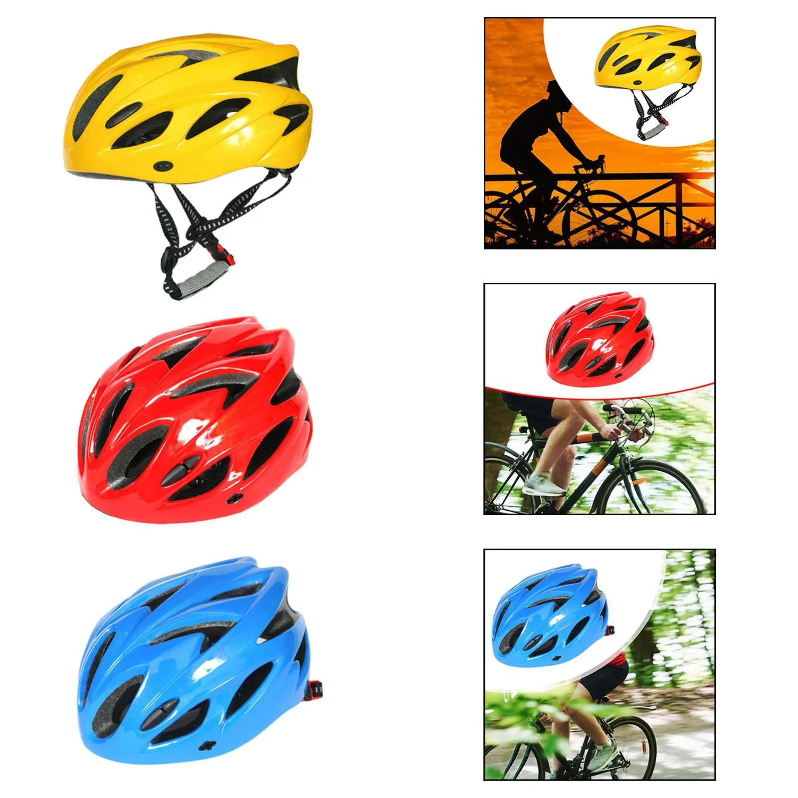 Adults Bike Helmet Sporting Helmet for Skateboarding Biking Rock Climbing