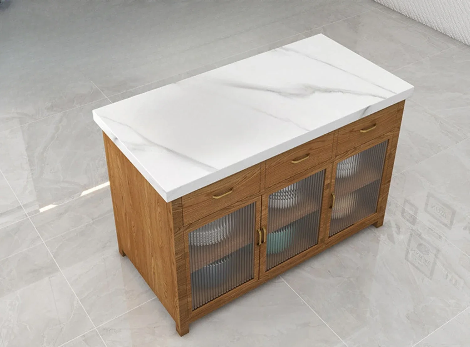 

Kitchen Separate Cabinet Bowl Cabinet Solid Wood Storage Storage Living Room Household Removable Cooking Table Edge Cabinet