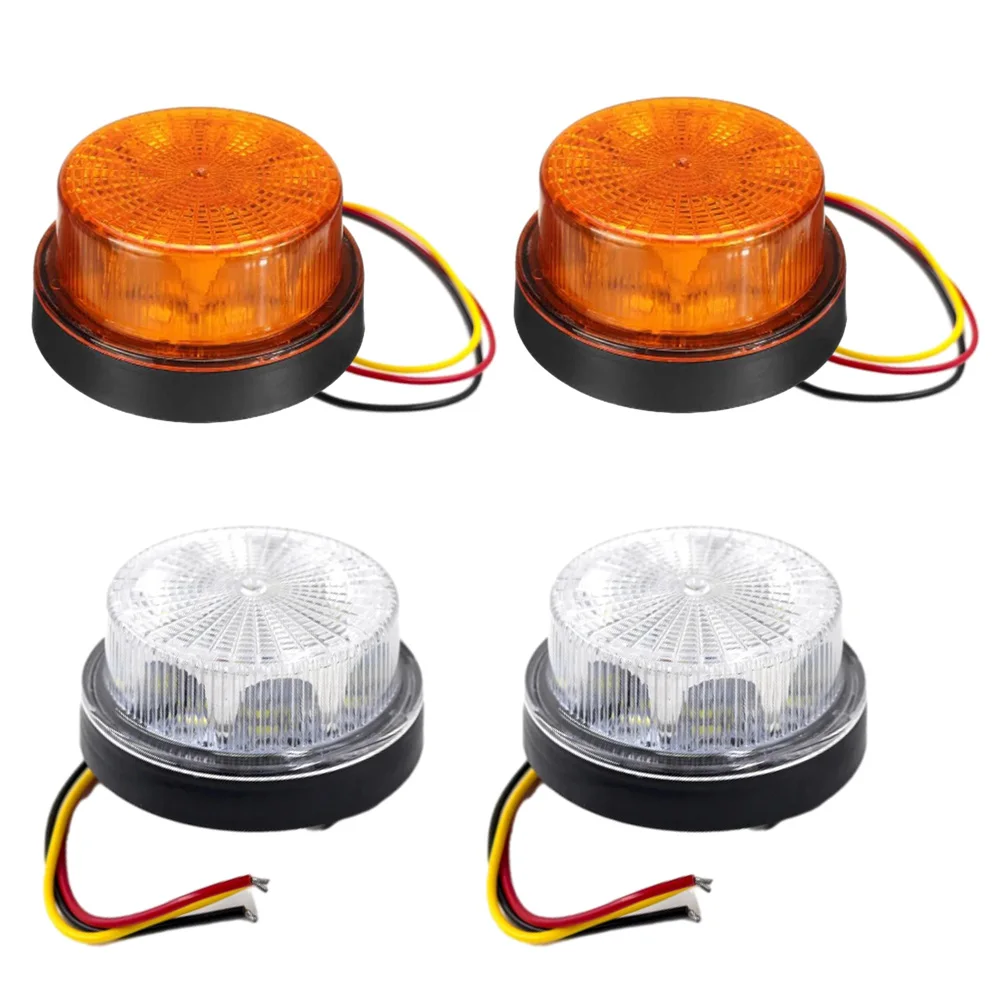 

Для большинства грузовиков, фургонов и прицепов Предупреждающий мигающий стробоскопический сигнал Аварийное освещение 12-светодиодные боковые стробоскопы ABS и светодиодные