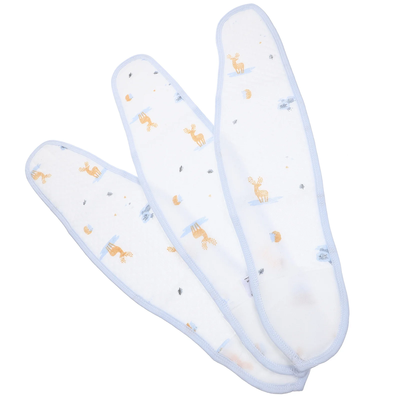 

3pcs Cotton Cord Belly Band for Newborn Navel Support Printed Belly Belt