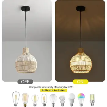 6 best sales Rattan-Kronleuchter - №5