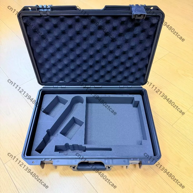1 Set Wireless Microphone Storage Case, In-ear Monitor Storage Box, PP Hard Flight Case for Microphone