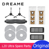 Original Dreame Bot L20 Ultra / X20 Pro Robot Vacuum Cleaner Accessories Parts, Main Side Brush, Cover, Filter, Mop Rag Optional